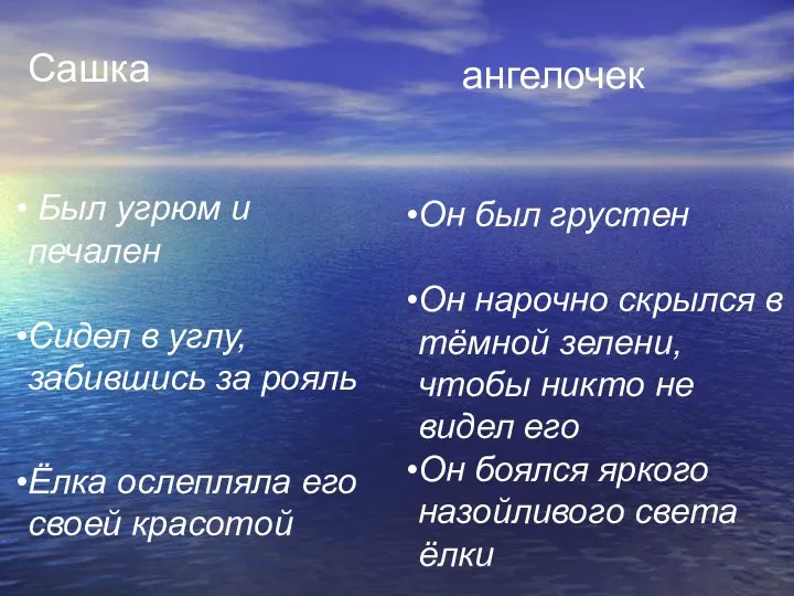 ангелочек Он был грустен Он нарочно скрылся в тёмной зелени,