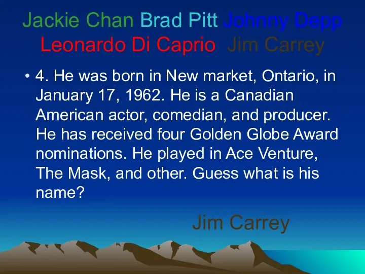 4. He was born in New market, Ontario, in January