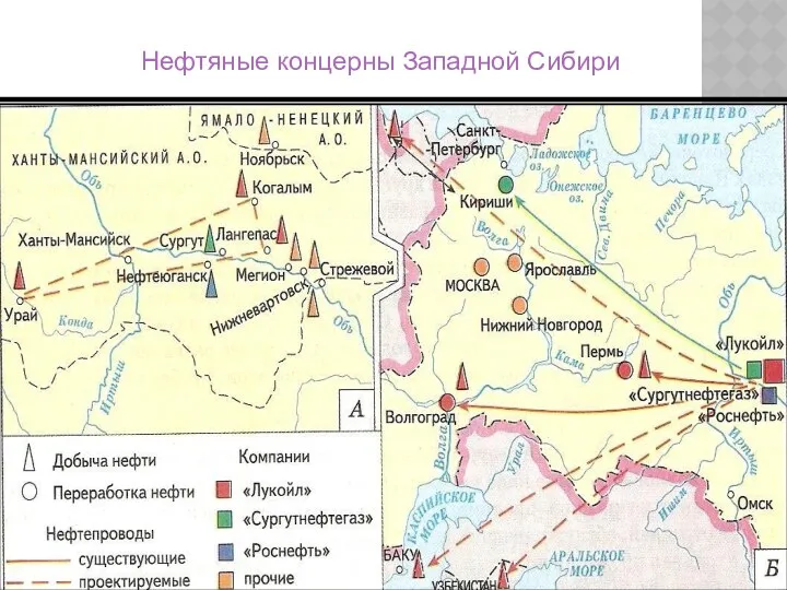 Нефтяные концерны Западной Сибири