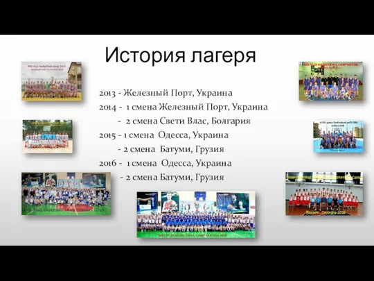История лагеря 2013 - Железный Порт, Украина 2014 - 1