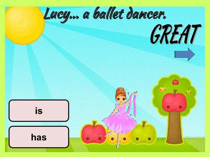Lucy… a ballet dancer. has is GREAT
