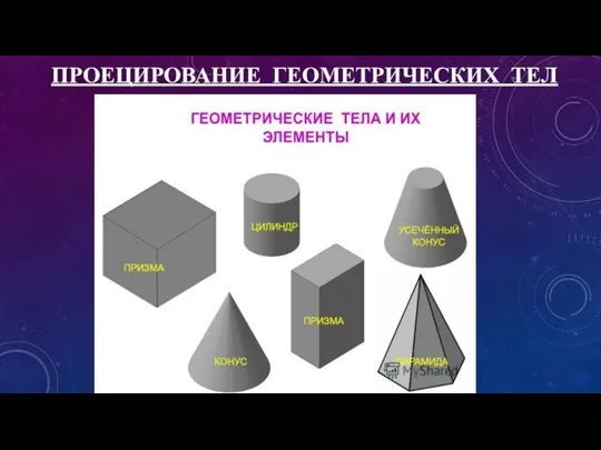 ПРОЕЦИРОВАНИЕ ГЕОМЕТРИЧЕСКИХ ТЕЛ