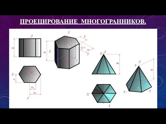 ПРОЕЦИРОВАНИЕ МНОГОГРАННИКОВ.