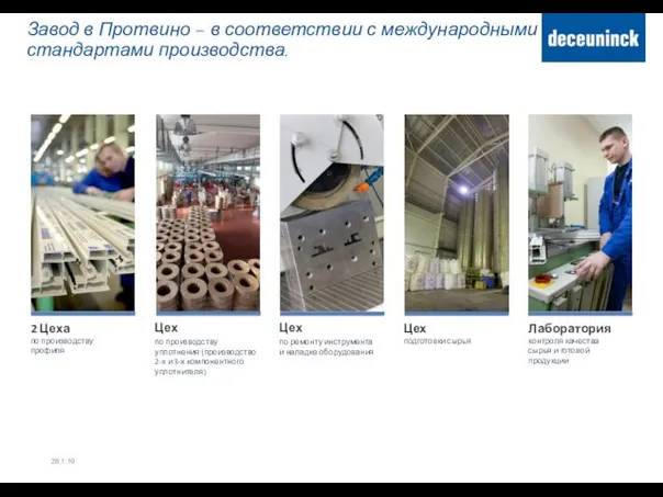 Завод в Протвино – в соответствии с международными стандартами производства.