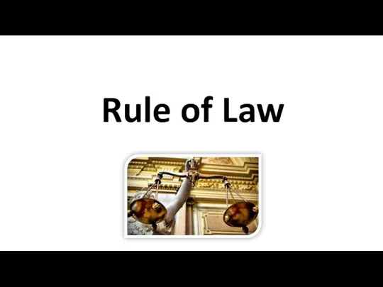 Rule of Law