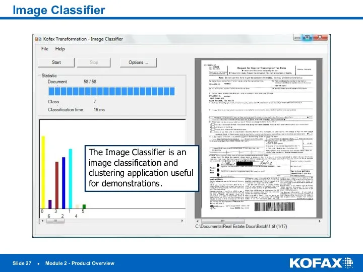 Slide ● Module 2 - Product Overview Image Classifier The