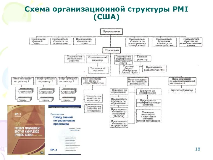 Схема организационной структуры PMI (США)