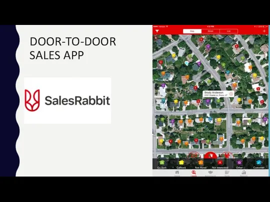 DOOR-TO-DOOR SALES APP