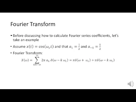 Fourier Transform