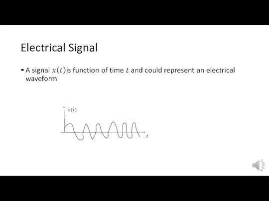 Electrical Signal