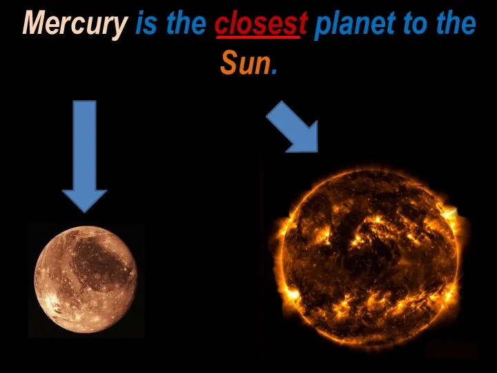 Mercury is the closest planet to the Sun. ______