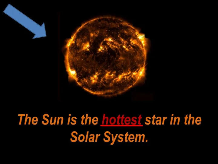 The Sun is the hottest star in the Solar System. _______