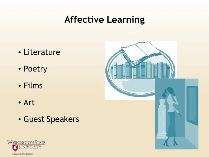 Affective Learning Literature Poetry Films Art Guest Speakers