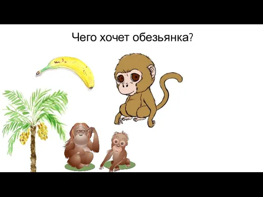 Чего хочет обезьянка?