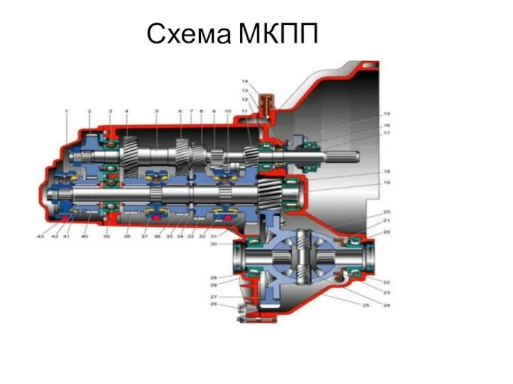 Схема МКПП