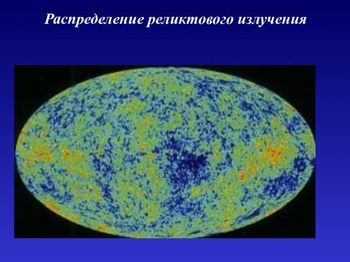 Распределение реликтового излучения