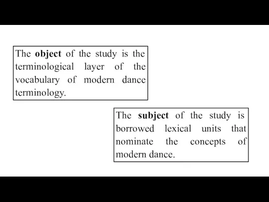 The object of the study is the terminological layer of