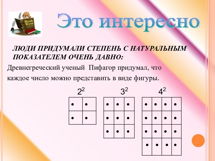 ЛЮДИ ПРИДУМАЛИ СТЕПЕНЬ С НАТУРАЛЬНЫМ ПОКАЗАТЕЛЕМ ОЧЕНЬ ДАВНО: Древнегреческий ученый