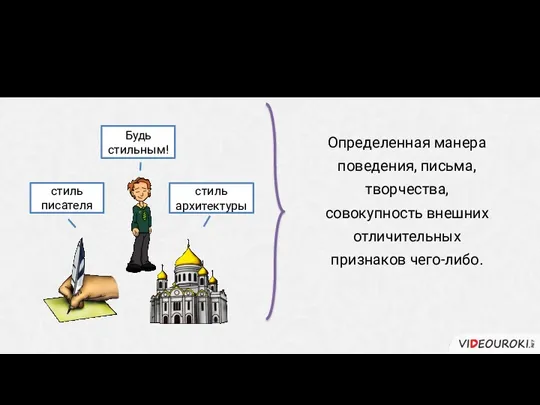 Что такое стиль? стиль архитектуры стиль писателя Будь стильным! Определенная