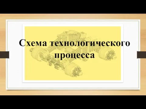 Схема технологического процесса