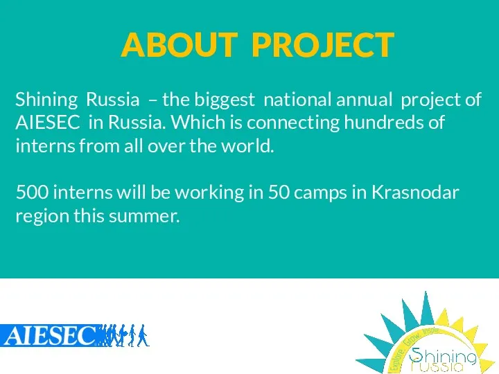 Shining Russia – the biggest national annual project of AIESEC
