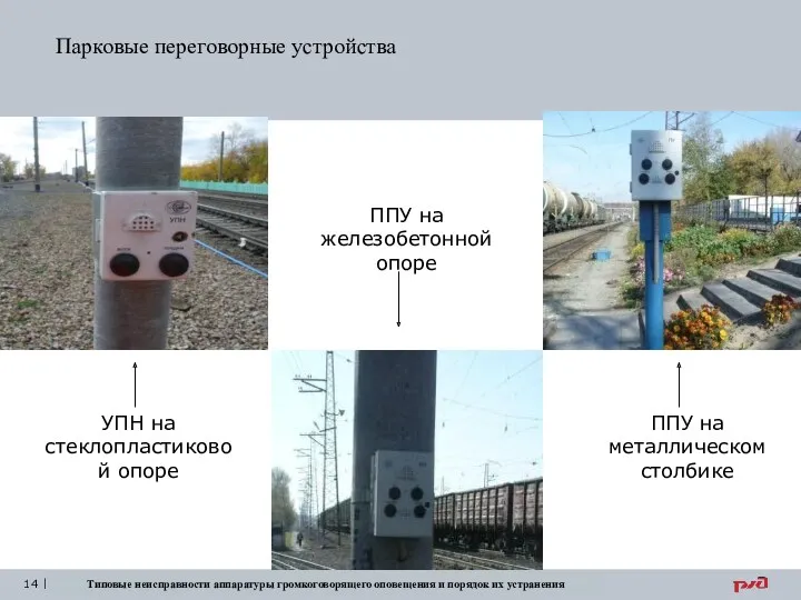 Парковые переговорные устройства УПН на стеклопластиковой опоре ППУ на металлическом