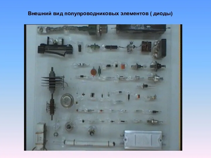 Внешний вид полупроводниковых элементов ( диоды)