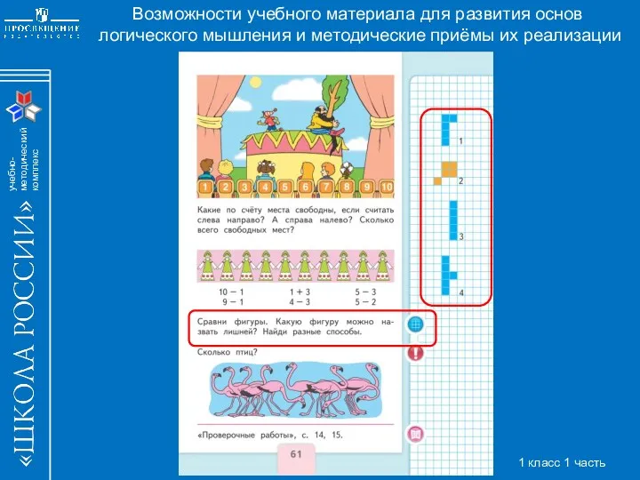 Возможности учебного материала для развития основ логического мышления и методические