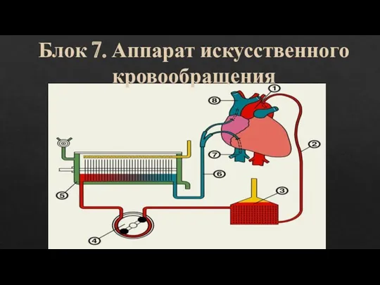 Блок 7. Аппарат искусственного кровообращения