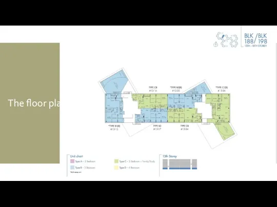 The floor plan