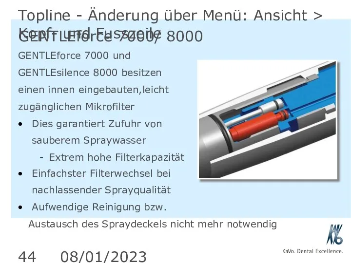 08/01/2023 Topline - Änderung über Menü: Ansicht > Kopf- und