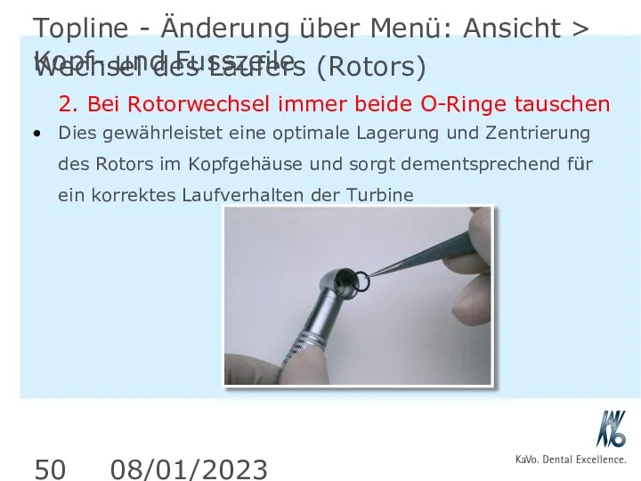 08/01/2023 Topline - Änderung über Menü: Ansicht > Kopf- und