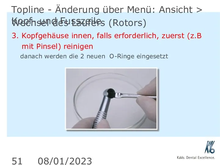 08/01/2023 Topline - Änderung über Menü: Ansicht > Kopf- und