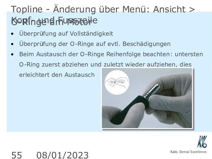 08/01/2023 Topline - Änderung über Menü: Ansicht > Kopf- und