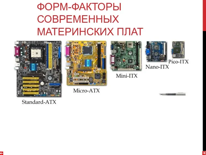 ФОРМ-ФАКТОРЫ СОВРЕМЕННЫХ МАТЕРИНСКИХ ПЛАТ