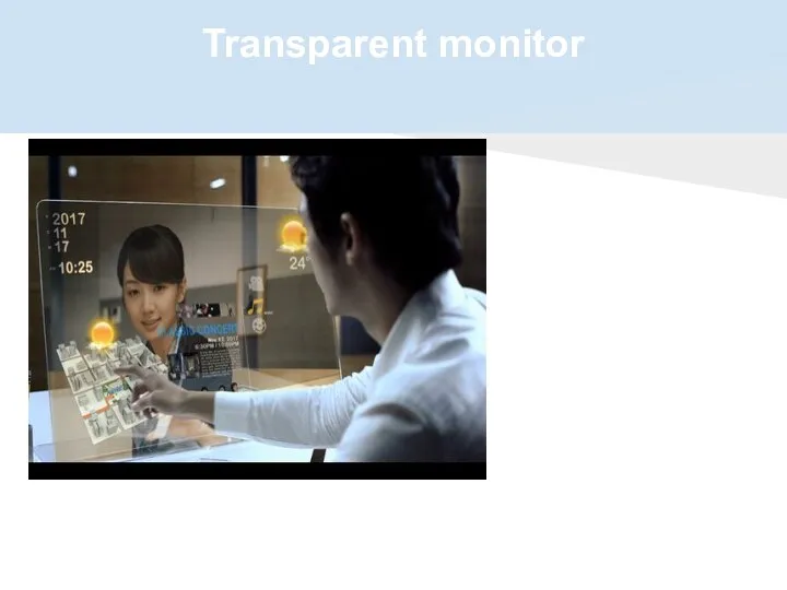 Transparent monitor