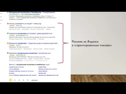 Реклама на Яндексе в «гарантированных показах»
