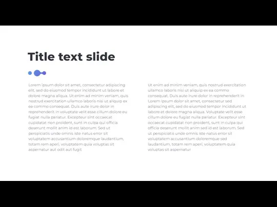 Title text slide Lorem ipsum dolor sit amet, consectetur adipiscing