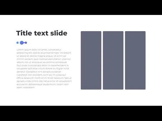 Title text slide Lorem ipsum dolor sit amet, consectetur adipiscing
