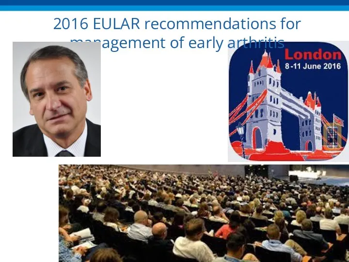 2016 EULAR recommendations for management of early arthritis