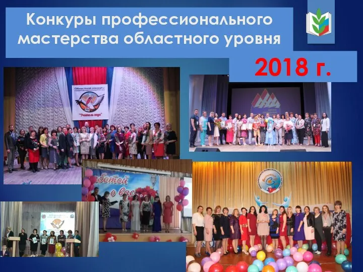 Конкуры профессионального мастерства областного уровня 2018 г.