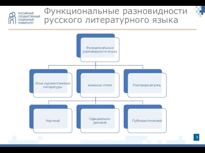 Функциональные разновидности русского литературного языка