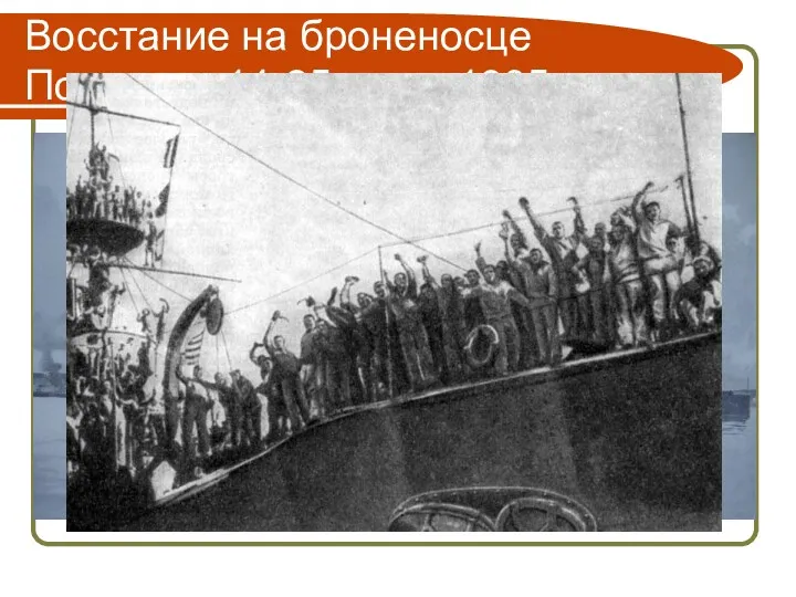 Восстание на броненосце Потемкин 14-25 июня 1905 г.