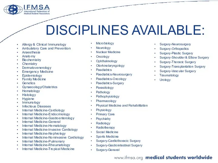 Allergy & Clinical Immunology Ambulatory Care and Prevention Anaesthesia Anatomy