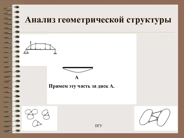 22.05.2020 ПГУ Анализ геометрической структуры A Примем эту часть за диск А. 1