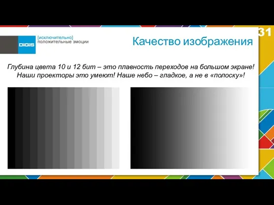 Качество изображения Глубина цвета 10 и 12 бит – это