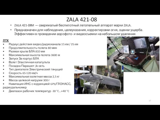 ZALA 421-08 ZALA 421-08M — сверхмалый беспилотный летательный аппарат марки