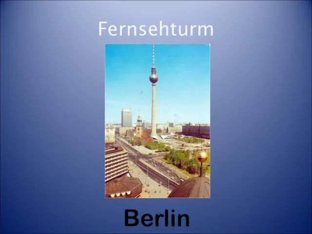 Fernsehturm Berlin