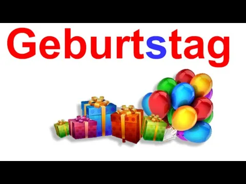 Mein geburtstag