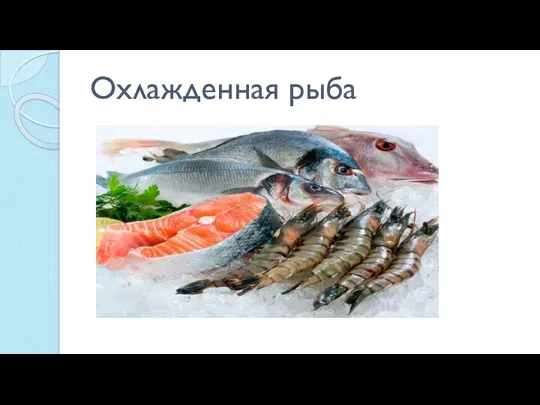 Охлажденная рыба